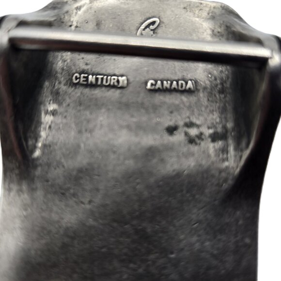 Century Canada Pewter-Metal Belt Buckle No Design Can Be Engraved 3"X2" - Picture 5 of 5